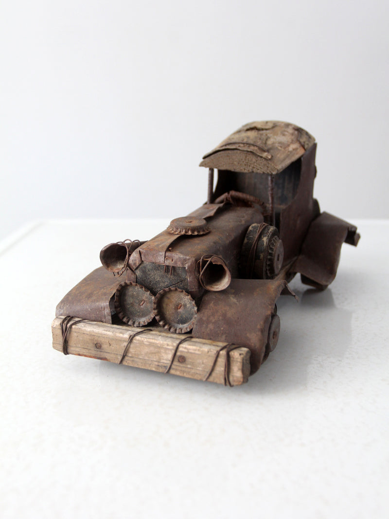 vintage handmade folk art car