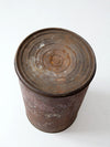 antique metal flour bin