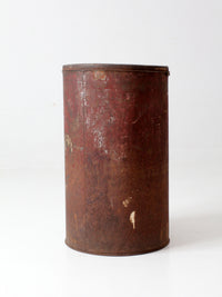 antique metal flour bin