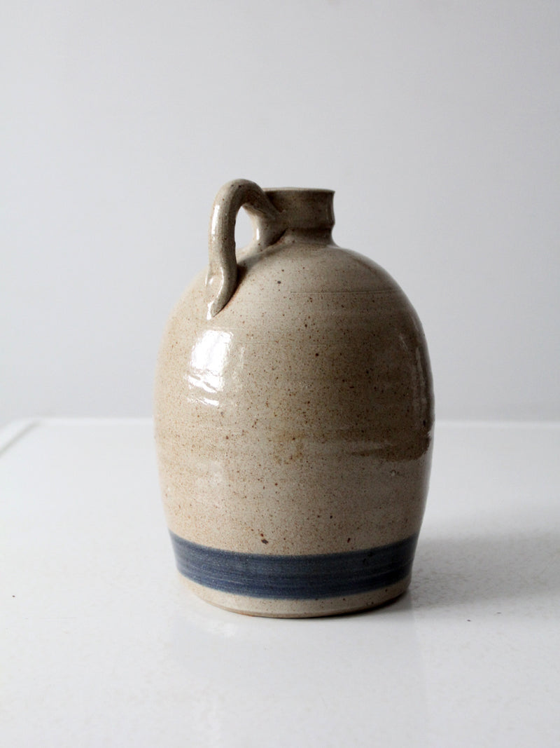 vintage studio pottery stoneware jug vase