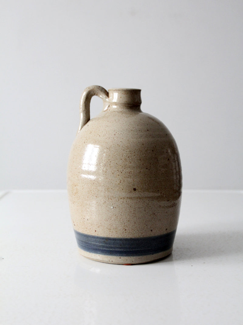 vintage studio pottery stoneware jug vase