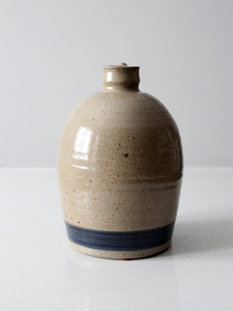 vintage studio pottery stoneware jug vase