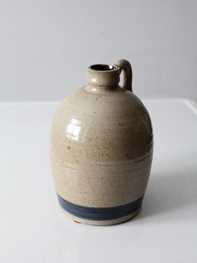 vintage studio pottery stoneware jug vase