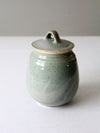 vintage studio pottery jar