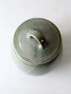 vintage studio pottery jar