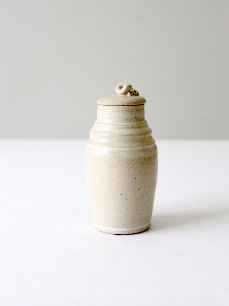 vintage studio pottery jar