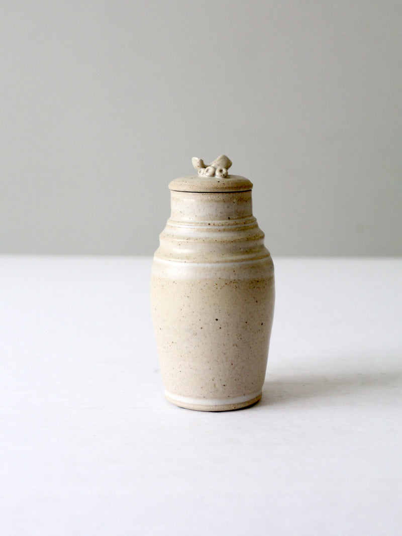 vintage studio pottery jar