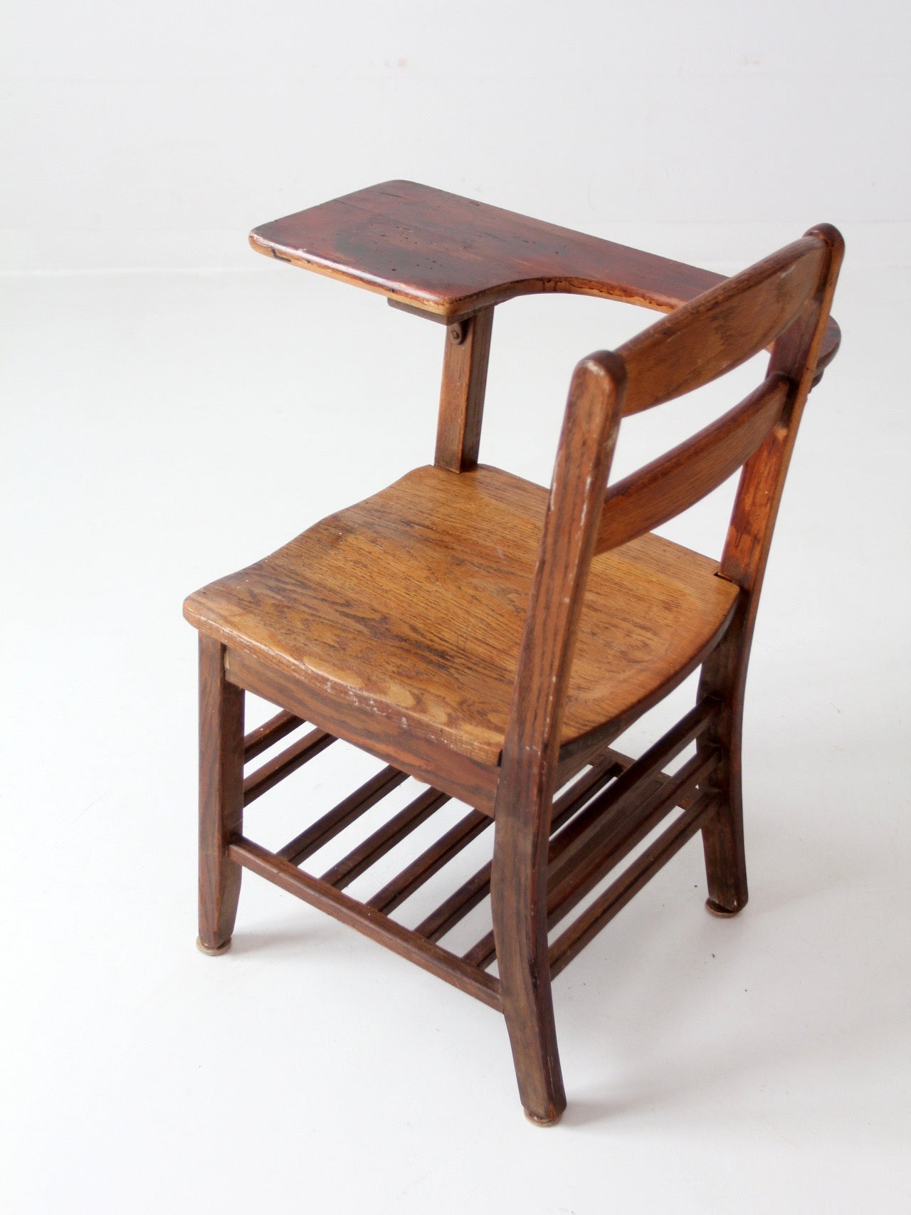 Old wooden 2024 school desk chair