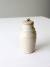 vintage studio pottery jar