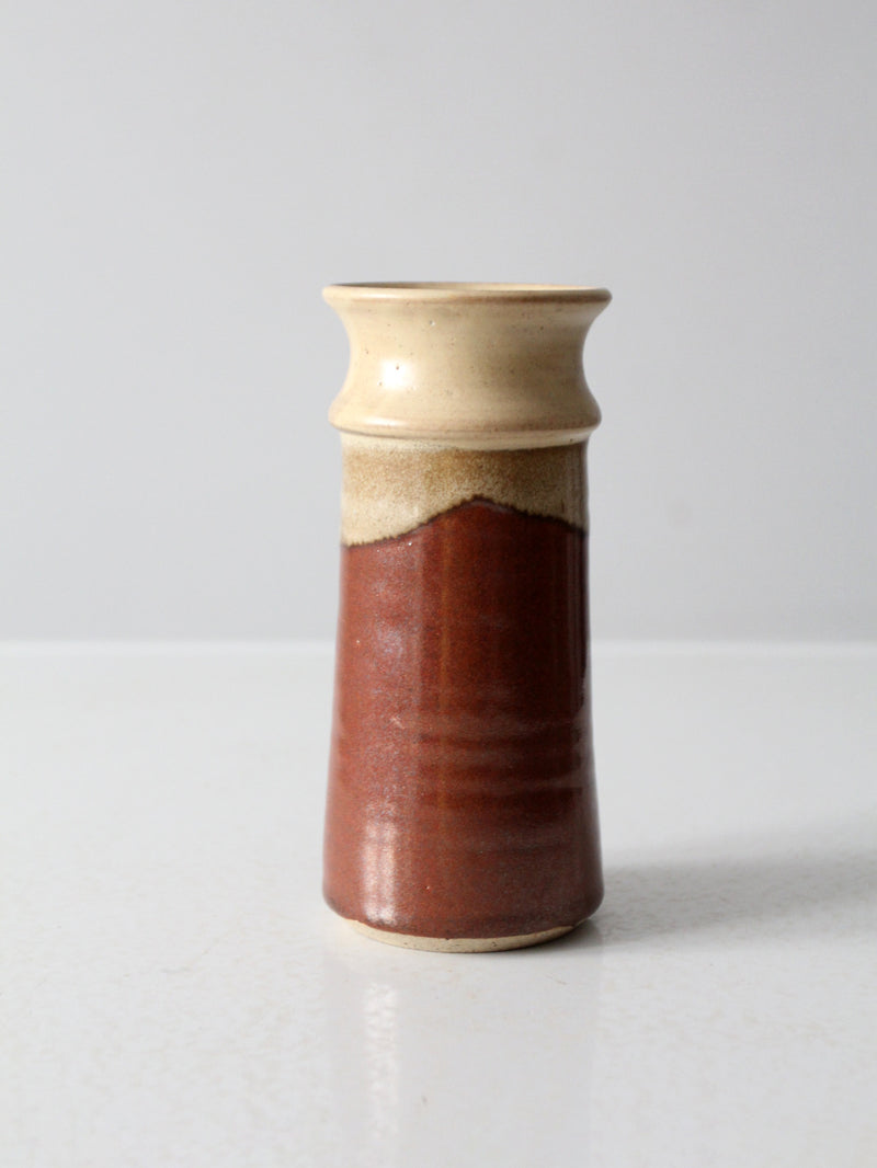 vintage studio pottery vase