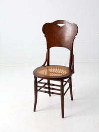 antique cane seat bentwood chair