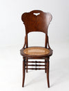 antique cane seat bentwood chair