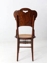 antique cane seat bentwood chair