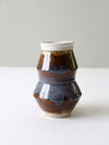 vintage handmade pottery  vase