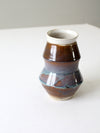 vintage handmade pottery  vase