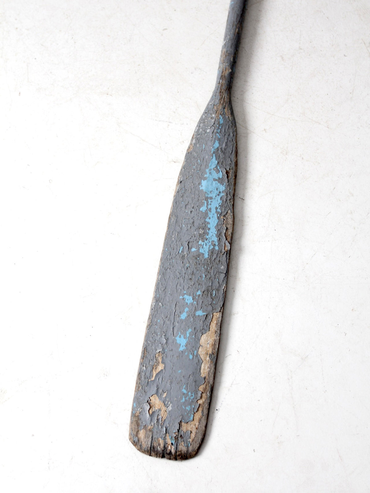 vintage painted wooden oar