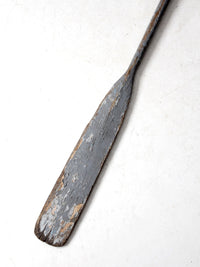 vintage painted wooden oar