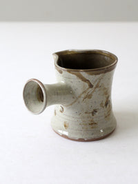 vintage studio pottery pitcher