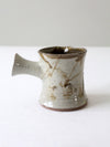 vintage studio pottery pitcher