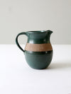 vintage studio pottery pitcher