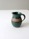 vintage studio pottery pitcher