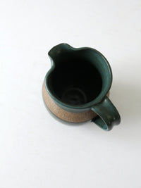 vintage studio pottery pitcher