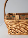 vintage wicker basket