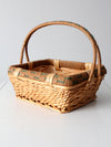 vintage wicker basket