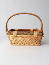 vintage wicker basket