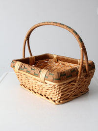 vintage wicker basket