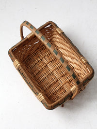 vintage wicker basket