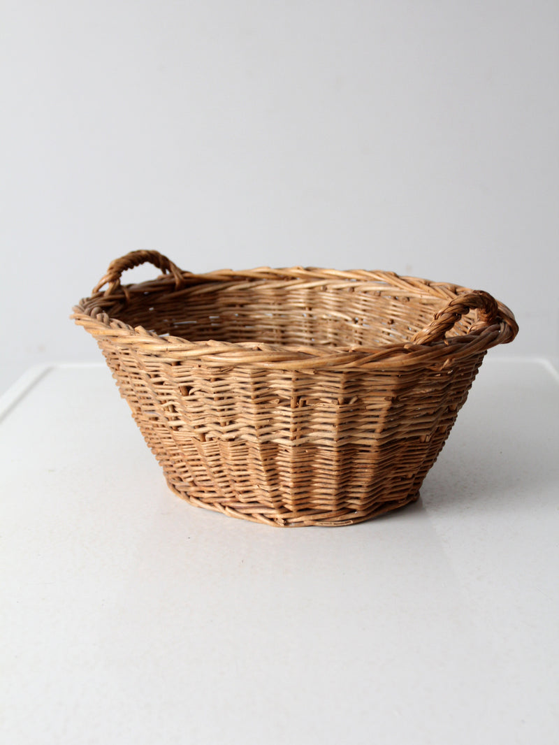 vintage harvest basket