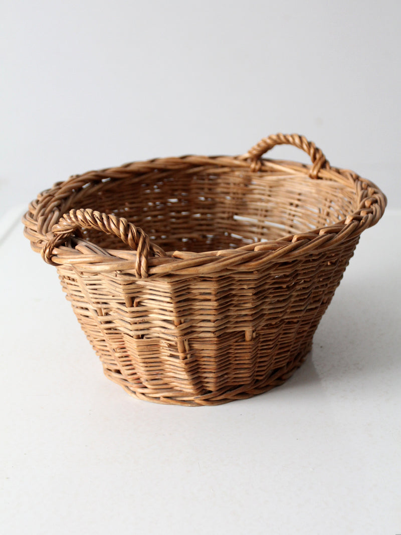 vintage harvest basket