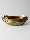 vintage brass centerpiece bowl