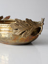 vintage brass centerpiece bowl