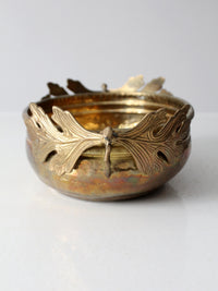 vintage brass centerpiece bowl