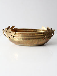 vintage brass centerpiece bowl