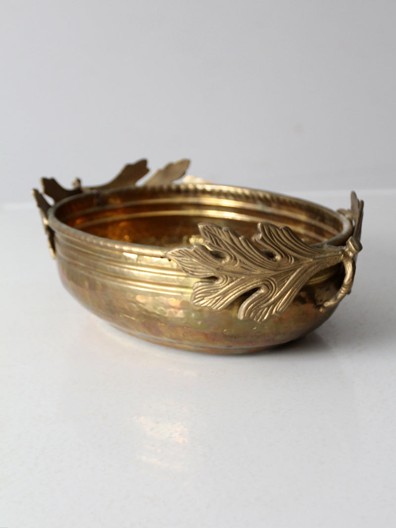 vintage brass centerpiece bowl