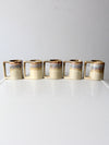 vintage Rodolfo Padilla pottery mugs set of 5