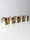 vintage Rodolfo Padilla pottery mugs set of 5