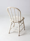 antique white spindle back chair