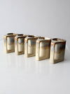 vintage Rodolfo Padilla pottery mugs set of 5