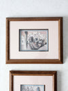 vintage southwestern shadowbox art collection - 5 piece