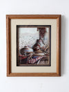 vintage southwestern shadowbox art collection - 5 piece