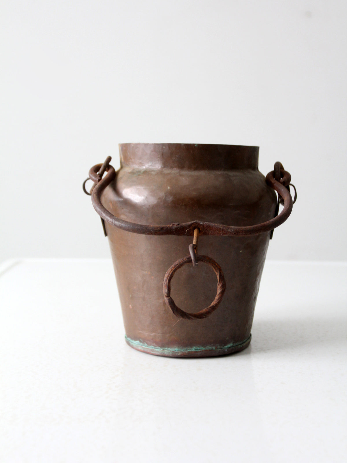 antique copper kettle