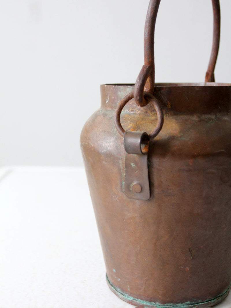 antique copper kettle