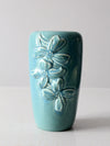 mid century Haeger dogwood pottery vase