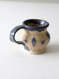 vintage studio pottery mug