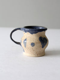 vintage studio pottery mug