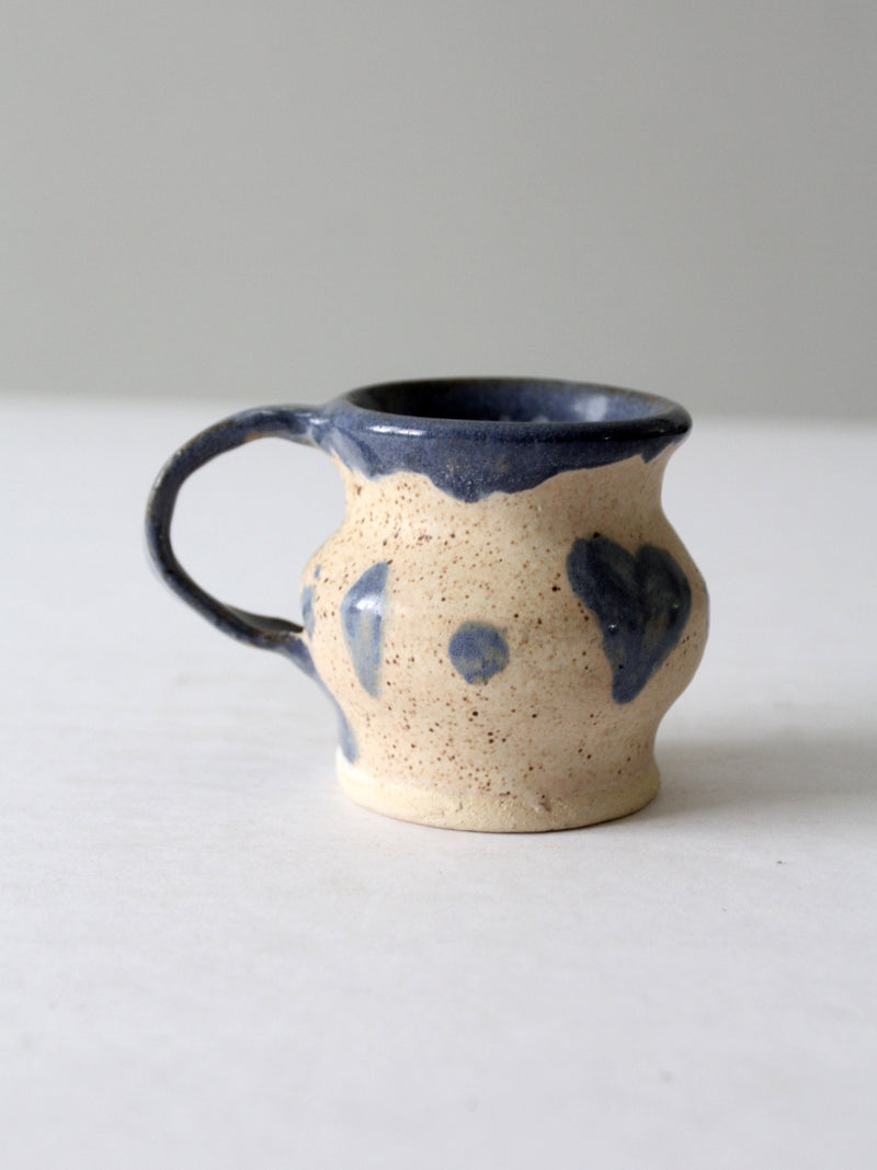 vintage studio pottery mug